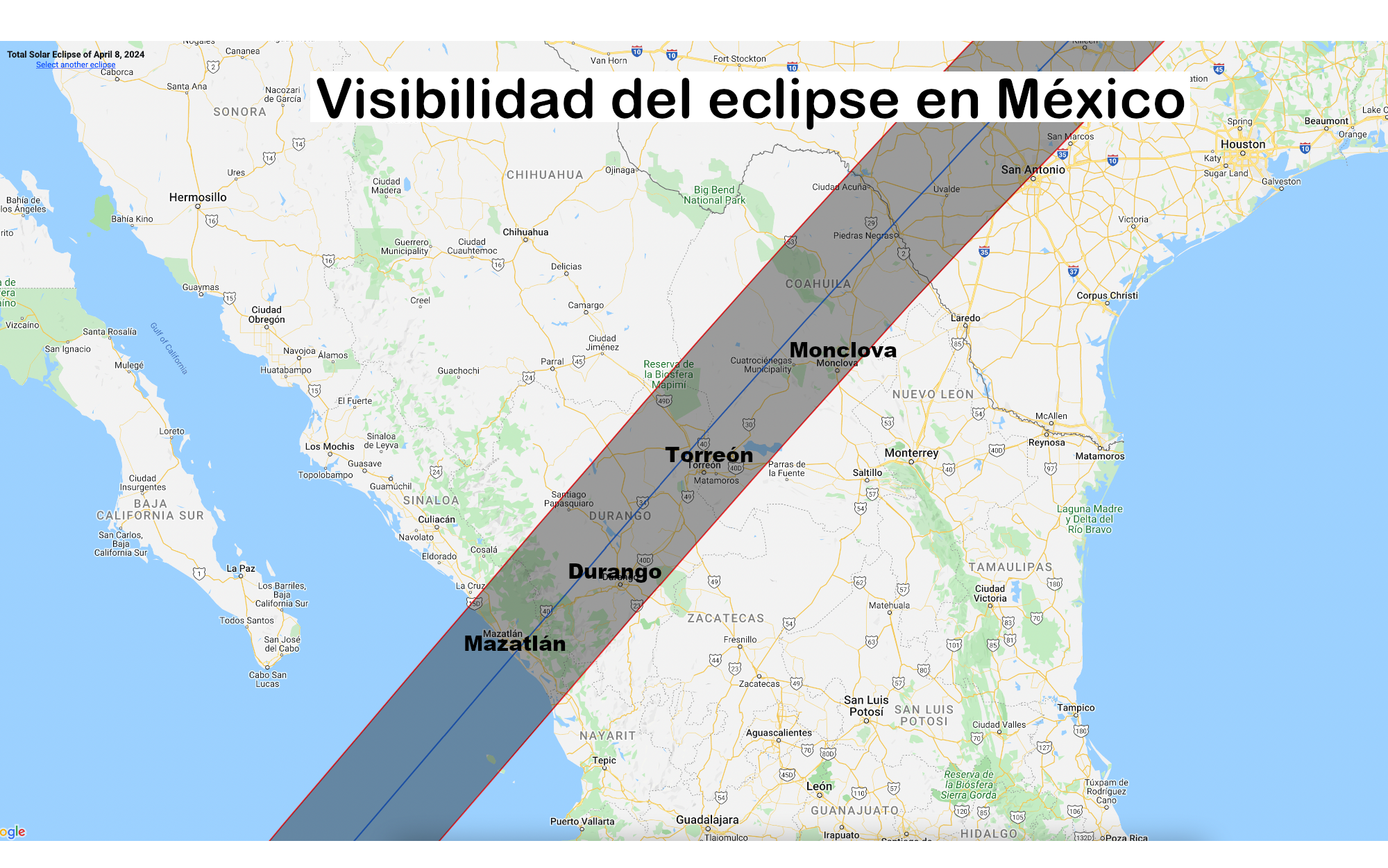 ¿Qué es un eclipse solar y cómo se verá en Monterrey y Torreón